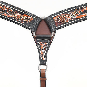 Western leather Breast Collar